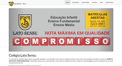 Desktop Screenshot of latosensuac.com.br